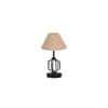 Hallie Beige Jute Table lamp with Iron Base