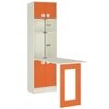 Royale Kids Folding Study Desk cum Bookshelf in Light Orange Colour