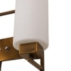 Eliante Modern Wall Lights Glass, Mild Steel & Glass Material Antique & White Finish