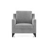 Abbey 1 Seater Fabric Sofa In Granite Weave Colour