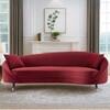 Corpen Fabric Sofa (Maroon)