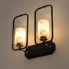 Eliante Modern Wall Lights Mild Steel, Glass & Glass Material Brown, Gold & White Finish