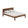 Simplicity Solid Wood Queen  Size Bed Without Storage (Provincial Teak Finish)