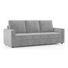 Apollo High Back 3 Seater Fabric Sofa in Granite Weave Colour