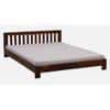 Orian Solid Wood Queen Size Non Storage Bed In Honey Oak Finish