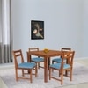 khalifa solid wood  4 seater Dining table in  Provincial Teak