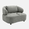 Henry Boucle 1 Seater Sofa in Grey  Color