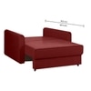 Flycon  Pull Out Sofa cum Bed  in Pink Colour
