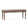 Bunai Solid Wood Bench In Teak Finish