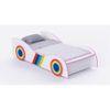 Jelly Engineered Wood Open Storage Bed in White Colour
