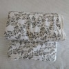 Liv White & Green Floral Cotton Comforter Double Bed 300 Gsm