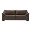 Farina 3 Seater Luxury Italian Leather Sofa In French Roast