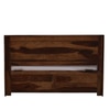 Ashford Solid Wood Queen  Size Bed With Hydraulic Storage (Provincial Teak Finish)