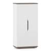 Baltoro Engineered Wood Tall Shoe Rack in White Finish