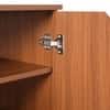 Footra Engineered Wood Shoe Rack in Walnut Finish