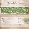 Botanical Boho Leaf Canvas Wall Art 12 x 46 Inch