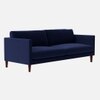 Tharoli Velvet 3 Seater Sofa in Navy Blue Colour
