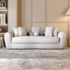 Opus 3 Seater Fabric Sofa in Dusk Grey Colour