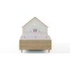 Dream House Engineered Wood Bed in Oak Colour