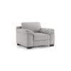 Esquel Essential 1 Seater Fabric Sofa in Vapour Grey Colour