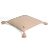 Moss Knit Pearl Pink Natural Cushion Cover 16X16  Inches