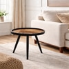 Dune Round Table  Medium by De Maison Decor in Classical Design in Gold Finish