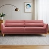 Rockson Fabric Sofa (Pink)