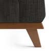 Granada Premium 2 Seater Fabric Sofa in Graphite Grey Colour