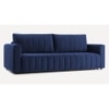 Beliss 3 Pull Out Sofa Cum Bed with storage In Nav Blue Colour