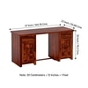 Albany Sheesham Wood Study Computer Table In Honey Finish