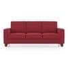 Apollo Neo 3 Seater Fabric Sofa in Salsa Red Colour (Back Height : Regular, Cushion Type : Soft)