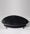 Vway Solid Wood Coffee Table In Black Finish