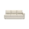 Apollo Sofa (Colour : Pearl, Cushion : Hard, Back Type : Regular, Seating Capacity : Left Aligned 3 Seater + Left Aligned Chaise)