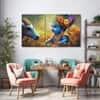 The Castle Decor Bal Gopal Wall Painting Wooden Framed 27x48 Inch (Style 2)