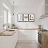 The Castle Decor Vintage Kitchen Wall Art Set of 3 8x12 Inch