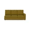 Apollo Sofa (Colour : Olive Green, Cushion : Hard, Back Type : High Back, Seating Capacity : Left Aligned 3 Seater + Left Aligned Chaise + Ottoman)