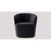 Aron Accent chair Velvet in Black Color
