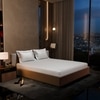 Stoa Paris 300TC UltrSatin Super King Bedsheet Set Satin Super Vanilla White