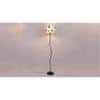Poppy Multicolour Fabric Floor Lamp with Black Iron Base