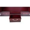 triveni engineered wood prayer unit in mahagony finish
