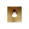 Flue Brown Solid Wood Single Hanging Light