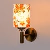 Devansh Metal Electric Wall Light in Gold Colour with Multi Shade Count of 1 Light