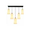 Devansh Solid Wood Electric Wall Light in Brown Colour with Multi Shade Count of 1 Light