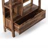 Alberto Solid Wood Bookshelf in Teak Finish