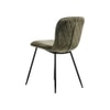 Pine Fabric Dining Chair in Green Colour