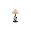 Frances Vintage off-white Shade Table lamp with Iron Base