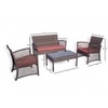Dahlia  Outdoor Set in Grey Colour (1 Table & 4 Chairs)