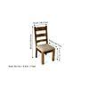 Oakmont Sheesham Wood Accent 6 Seater Dining Set With Teak Finish