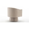 Morrow Fabric Accent Chair in Cream Colour