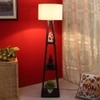 Snyder White Cotton Shade Floor Lamp